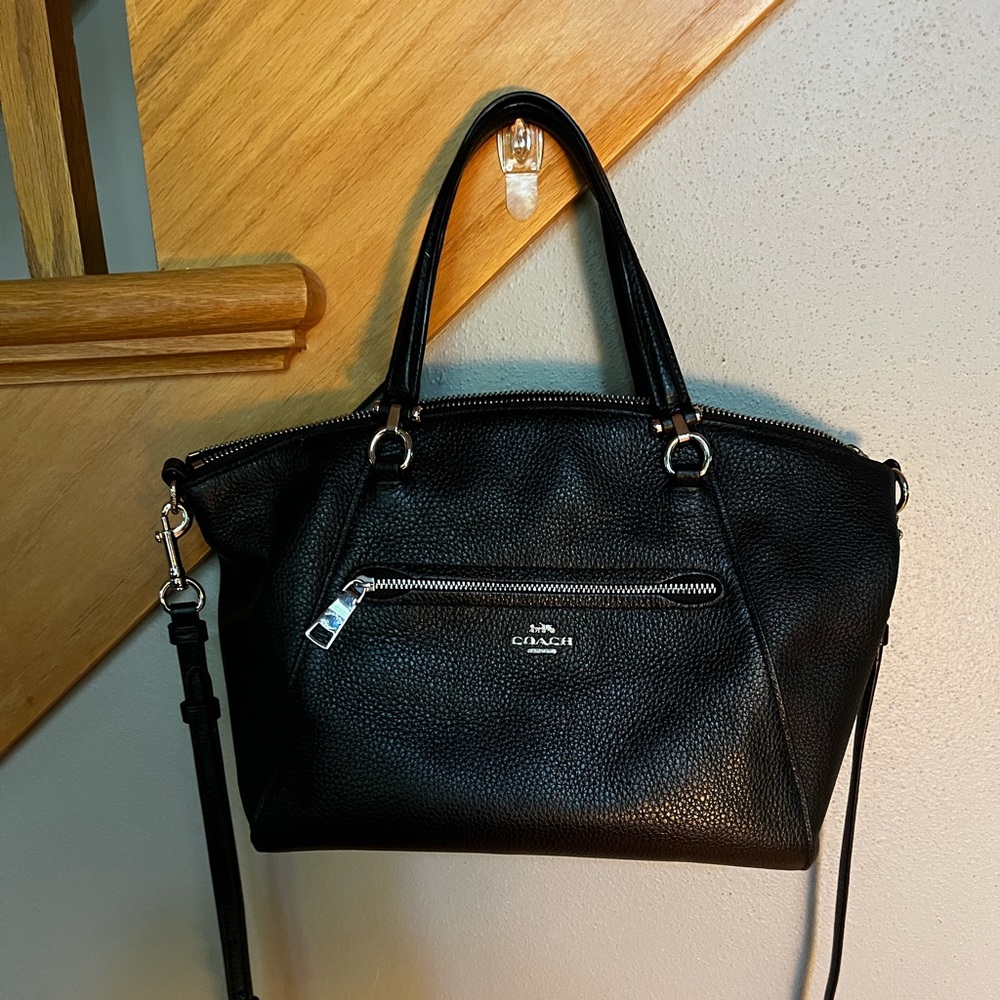 Coach Kelsey Black Crossbody Satchel